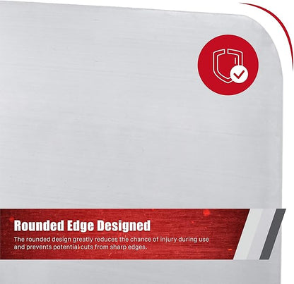 DuraSteel Stainless Steel Sink Splash Guard - 26" x 12" Wall Mount Commercial Kitchen Shield - Kitchen Safety & Hygiene Cooking Splatter Screen - Ideal for Hand Sinks, Prep Sink, Utility Sink