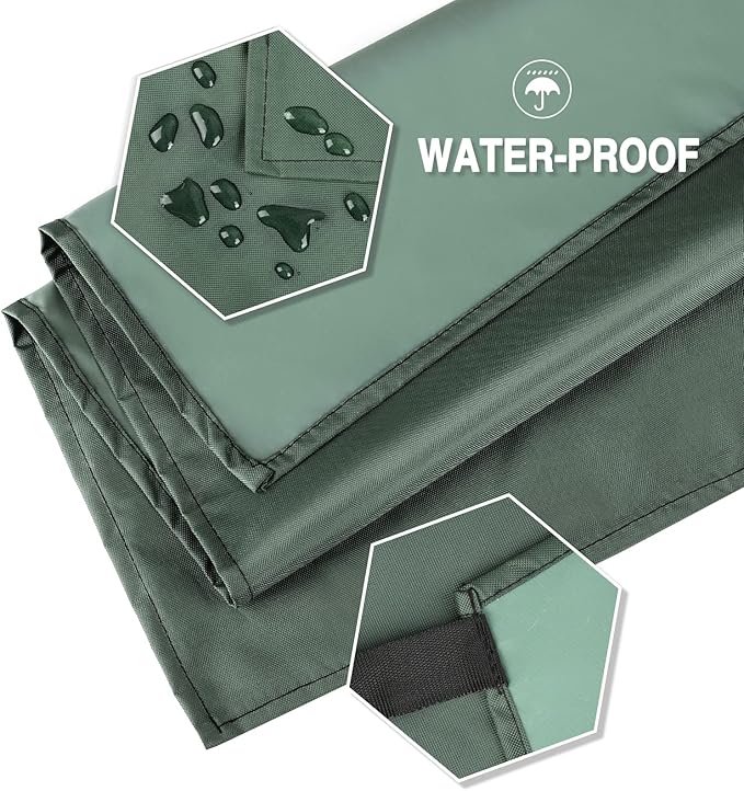 Gotega Waterproof Rubber Vinyl Apron Adjustable Dishwasher Apron - Apron for Women Men Heavy Duty Work Apron - Image 3