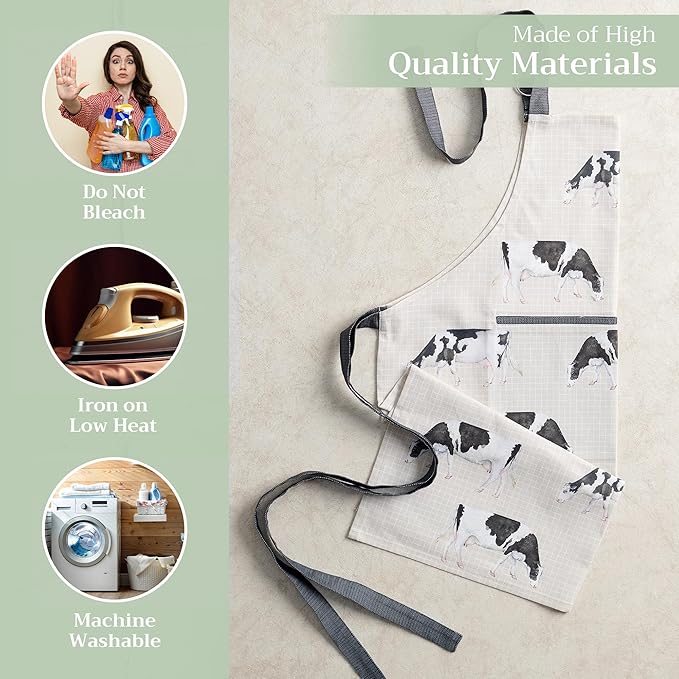 Maison d' Hermine 100% Cotton Apron for women with Pocket Kitchen Chef Apron for Men Cooking Mothers Day Gifts - Image 3