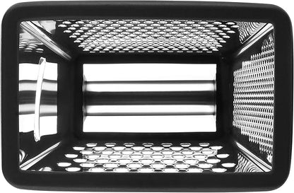 Spring Chef Professional Cheese Grater - Stainless Steel, XL Size, 4 Sides - Perfect Box Grater for Parmesan Cheese, Vegetables, Ginger - Dishwasher Safe - Black - Image 9