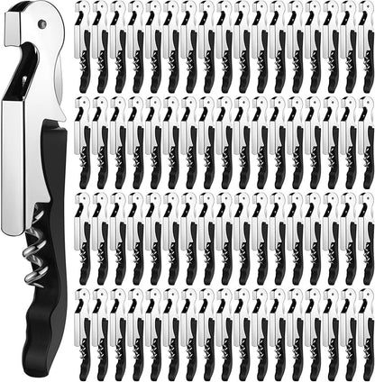 Honoson Wine Keys Opener Travel Wine bottle Opener Waiter Beer Bartender for Home Office Kitchen Restaurant Bar Applications (Black,150 Pcs) by Honoson