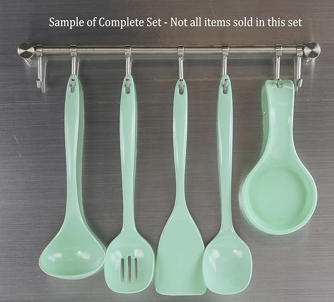 Spatula, Turner for Non-stick pans, Heat Resistant, Flipper, BPA Free Melamine Utensil with Ergonomic Handle by Reston Lloyd 11 inch, Seafoam - Image 4