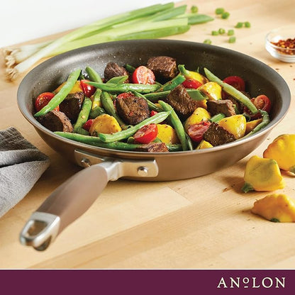Anolon Advanced Home Hard-Anodized Nonstick Skillets (10.25-Inch, Bronze) - Image 8