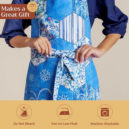 Maison d' Hermine 100% Cotton Apron for women with Pocket Kitchen Chef Apron for Men Cooking Mothers Day Gifts - Image 5