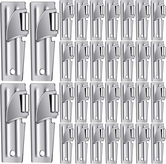 Chumia P-51 Camping Can Opener Stainless Steel Military Survival Army Backpack Can Opener(32 Pieces)