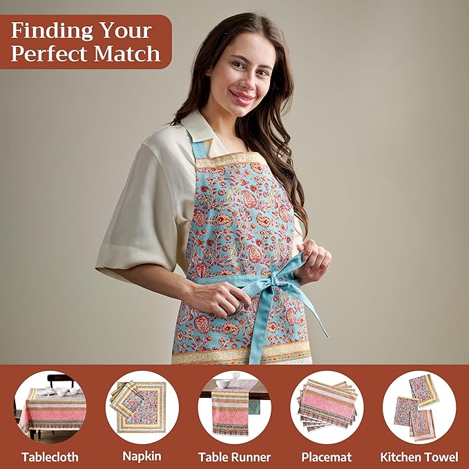Maison d' Hermine 100% Cotton Apron for women with Pocket Kitchen Chef Apron for Men Cooking Mothers Day Gifts - Image 7