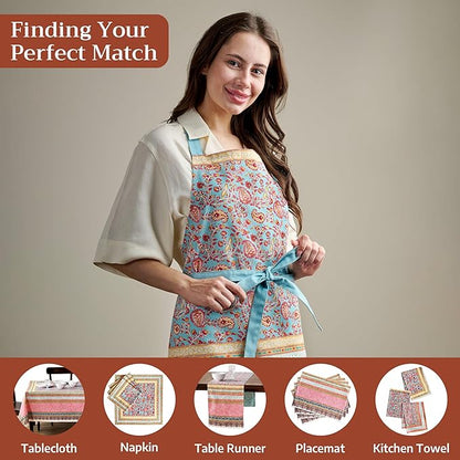Maison d' Hermine 100% Cotton Apron for women with Pocket Kitchen Chef Apron for Men Cooking Mothers Day Gifts - Image 7