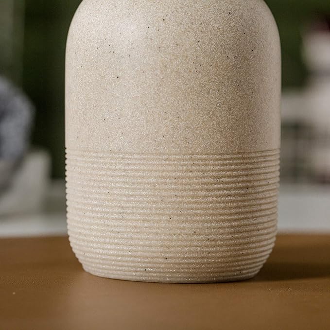 GalDal Soap Dispenser Beige,Hand Soap Lotion Dispenser for Bathroom Countertop,Soap Dispenser for Kitchen. - Image 2