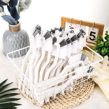 Yinkin 24 Pcs Kitchen Scrub Brush Bulk Sink Bathroom Edge Corner Cleaning Brush Right Angle Mini for Grout Household Dishwasher Tile Lines Window Track Deep Cleaning with Stiff Bristles - Image 5