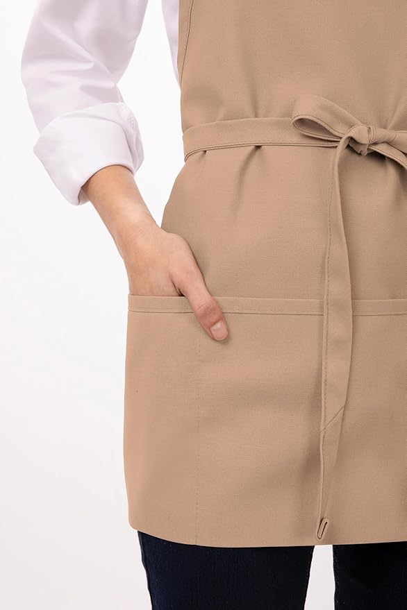 Chef Works Unisex Three Pocket Apron