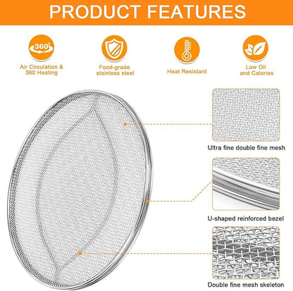 Splatter Shield for Ninja FG551 Foodi Smart XL Grill, Replacement Stainless Steel Splatter Screen Air Fryer Accessories for Ninja FG551 Foodi Smart XL 6-in-1 Indoor Grill