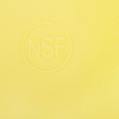 Thirteen Chefs Yellow Cutting Board - 18 x 12 Inch for Poultry and Chicken - Commercial Grade Plastic for Food Service, 1/2" Thick Dishwasher Safe Poly - Image 3