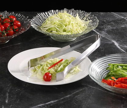 New Star Foodservice 42276 Restaurant-Grade Pom Tong, Stainless Steel, 9 inch, Set of 6, Silver - Image 4