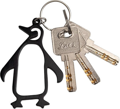 SWATOM Penguin 6PCS Bottle Opener Keychain Beer Openers Tool Key Chain Ring Accessories