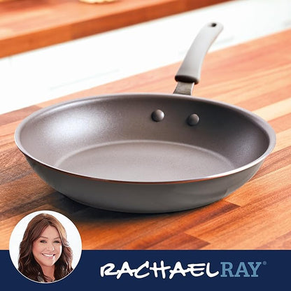 Rachael Ray Cook + Create Nonstick Frying Pan/Skillet, 12.5 Inch, Gray - Image 9