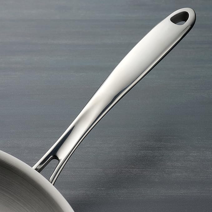 Tramontina Boston Tri-Ply Clad Stainless Steel 12-Inch Large Frying Pan, Induction-Ready Skillet, Dishwasher-Safe, NSF-Certified - Image 4