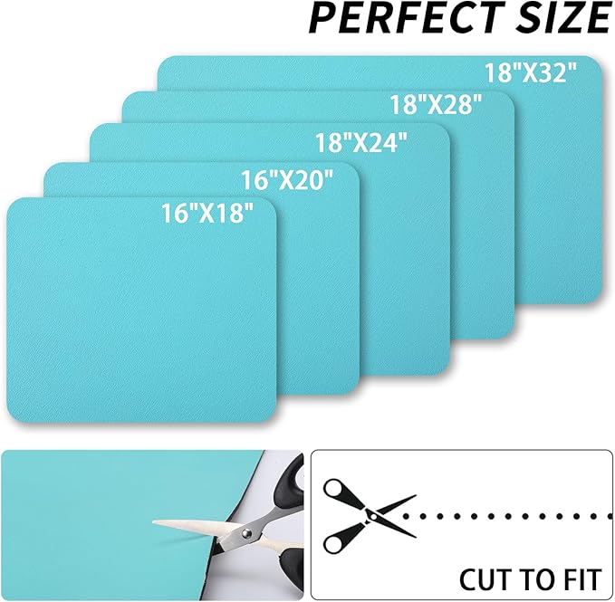 HotLive Dish Drying Mat for Kitchen Counter, Heat Resistant Drainer Mats with Non-slip Rubber Backed, Hide Stain Kitchen Super Absorbent Draining Mat, Easy to Clean Dish Rack Pad, Teal 18"x28" - Image 6