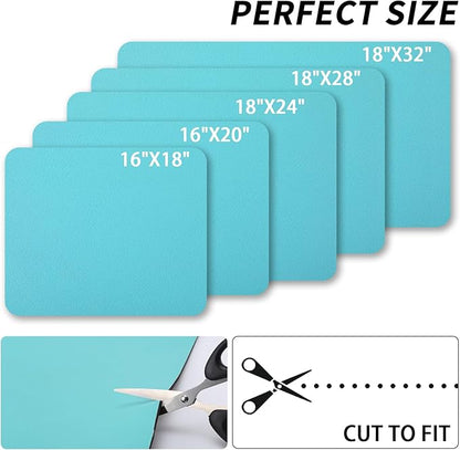 HotLive Dish Drying Mat for Kitchen Counter, Heat Resistant Drainer Mats with Non-slip Rubber Backed, Hide Stain Kitchen Super Absorbent Draining Mat, Easy to Clean Dish Rack Pad, Teal 18"x28" - Image 6