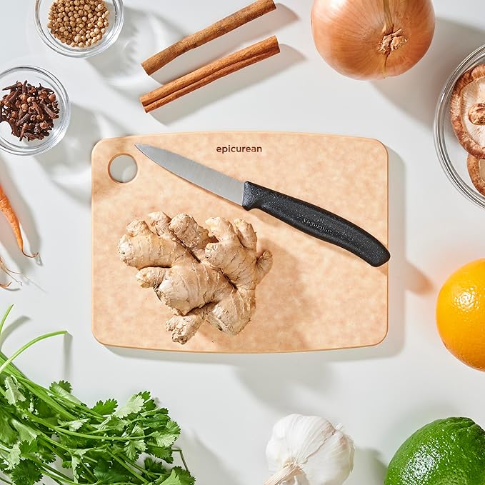 Epicurean Kitchen Series Cutting Board, 8-Inch × 6-Inch, Natural - Image 3