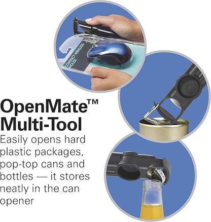Hamilton Beach OpenStation Electric Automatic Can Opener for Kitchen with Multi Tool and Bottle and Jar Opening Tools, Auto Shutoff, Cord Storage, and Sure Cut Technology, Stainless Steel (76382) - Image 3