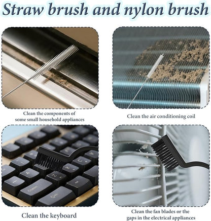 15pcs Crevice Cleaning Brush, Hard Bristle Brushes, Grout Cleaner Brush Household Cleaning Supplies, Gap Brush for Kitchen Bathroom Sink and Dead Corners - Image 5