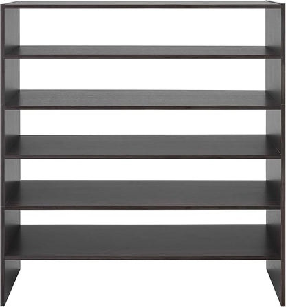 Whitmor Stackable 2-Tier Shoe Shelf, 31 inch, Espresso - Image 8