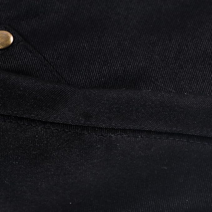 Server Apron with 5 Pockets - Rivet buckle Unisex Short/Half Waiter Waist Short Apron