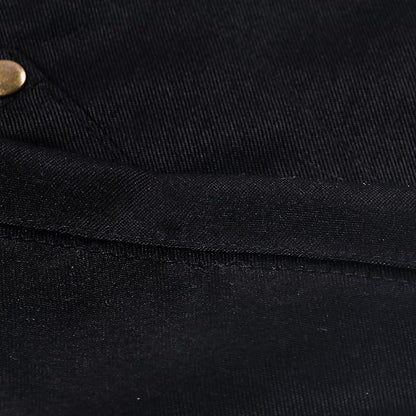 Server Apron with 5 Pockets - Rivet buckle Unisex Short/Half Waiter Waist Short Apron