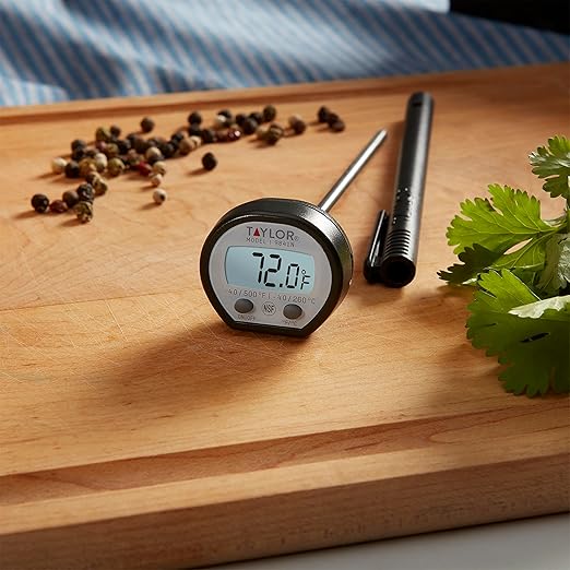 Taylor Digital Instant Read Meat Food Grill BBQ Kitchen Cooking Thermometer With Pocket - Image 2