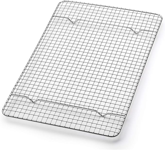 Spring Chef 8.5 x 12 Inch Stainless Steel Cooling Rack for Cooking and Baking - Oven Safe Cookie Cooling Rack - Fits Small Quarter Sheet Pan - Dishwasher Safe - Image 9