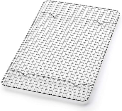 Spring Chef 8.5 x 12 Inch Stainless Steel Cooling Rack for Cooking and Baking - Oven Safe Cookie Cooling Rack - Fits Small Quarter Sheet Pan - Dishwasher Safe - Image 9