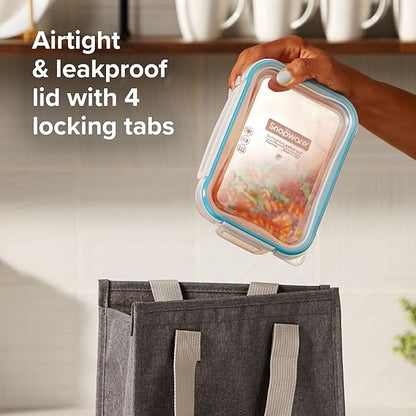 Snapware Food Storage Containers, Plastic, 8.5-Cup, Rectangular | Leakproof & Airtight | BPA-Free | Microwave & Dishwasher Safe | Pack of 6 - Image 3