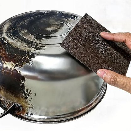 5 Powerful Pot Scrubber Cleaning Sponges, Heavy Duty Kitchen Eraser Scouring Pads, Dishwashing Oven Stove Cleaning Sponges, BBQ Grill Scrubbing Dish Cloths by Unknown