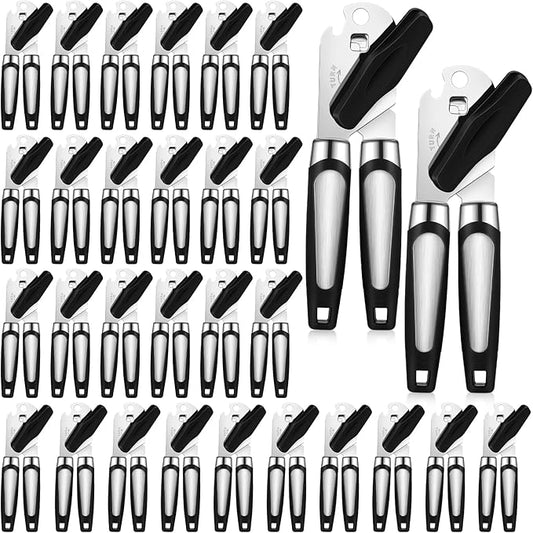 Gisafai 30 Pcs Manual Can Opener with Sharp Blade Smooth Edge Multifunctional Kitchen Gadget Handheld Openers Oversized Handheld Knob Can and Bottle Animals by Gisafai