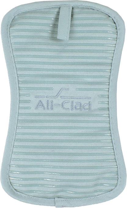 All-Clad Premium Pot Holder & Hot Pad: Heat Resistant up to 500 Degrees - 100% Cotton, 10"x6.25" Hot Pad for Kitchen and Barbeque, 1-Pack, Rainfall - Image 2