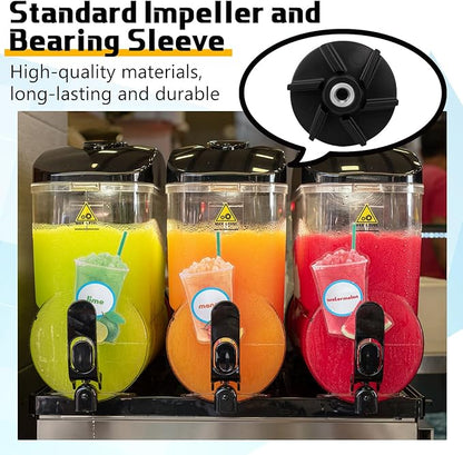 Honoson 1 Set 3587 Standard Magnetic Impeller & 3220 Bearing Sleeve Combo Pack – Compatible with Grindmaster Crathco Beverage Dispensers (D15, D155, D25, D255, D35, D355)