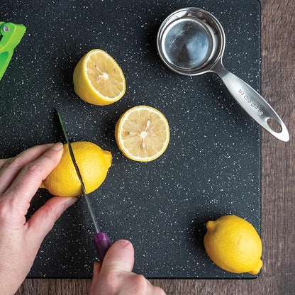 Dexas Superboard Reversible Pastry Board, 14 x 17 Inches, Midnight Granite Color - Dishwasher Safe, Plastic, Ideal for Baking and Food Prep - Image 2
