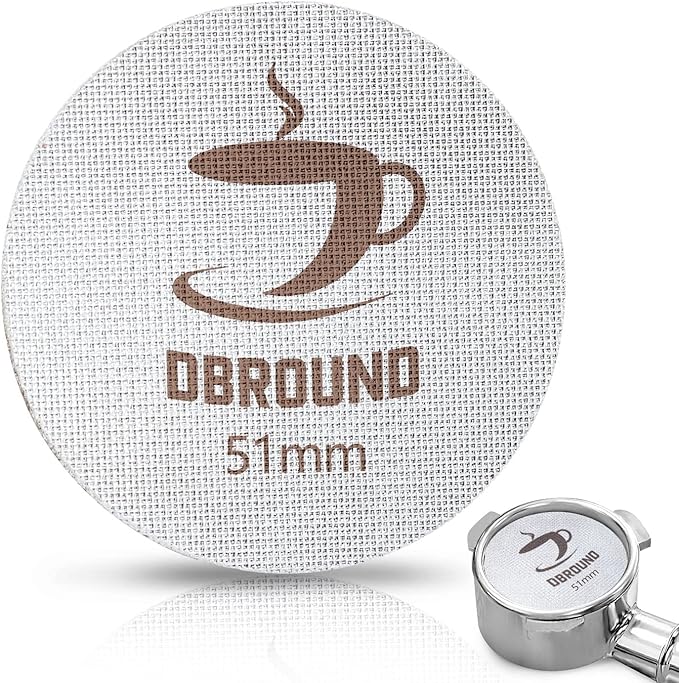Puck Screen 51mm - Reusable Espresso Puck Screen, 316 Stainless Steel Coffee Filter Mesh Screen for Espresso Portafilter,Coffee Products,Perfect Tool to Better Shot and Keep Shower Head Clean