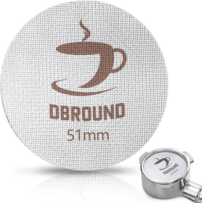 Puck Screen 51mm - Reusable Espresso Puck Screen, 316 Stainless Steel Coffee Filter Mesh Screen for Espresso Portafilter,Coffee Products,Perfect Tool to Better Shot and Keep Shower Head Clean