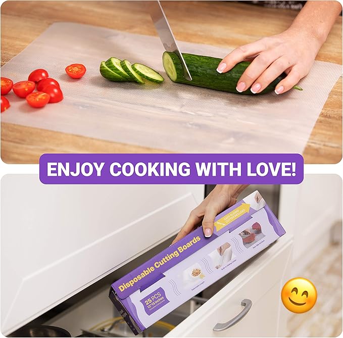 Disposable Plastic Cutting Board Sheets for BBQ & Camping - Large Flexible Chopping Boards - Cutting Mats for Kitchen and Outdoor 32' - Image 9