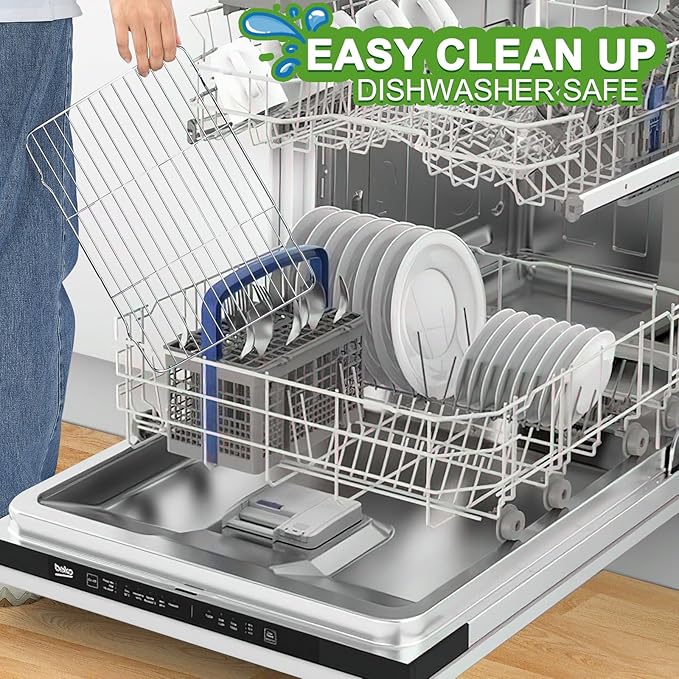 Decymis Cooling Rack and Baking Rack with Stainless Steel, 2 - Pack 10 x 15 Inches Heavy Duty Cooling Racks for Cooking and Baking, Sturdy Cookie Cooling Rack, Easy to Clean Oven & Dishwasher Safe - Image 7