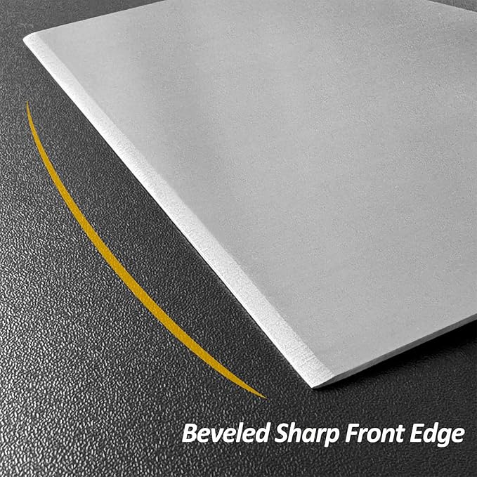 Vovoly Multipurpose Bench Scraper Kitchen Utensil for Flat Top Griddle, Dough Cutter for Bread and Pizza Dough - Stainless Steel Metal Griddle Scraper Chopper - Image 4