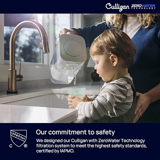Culligan with ZeroWater Technology 33-Cup Water Filter Dispenser – Includes 5-Stage Advanced Water Filter, Certified to Reduce Lead, Total PFAS (Forever Chemicals), Mercury, Fluoride, and Chlorine - Image 11