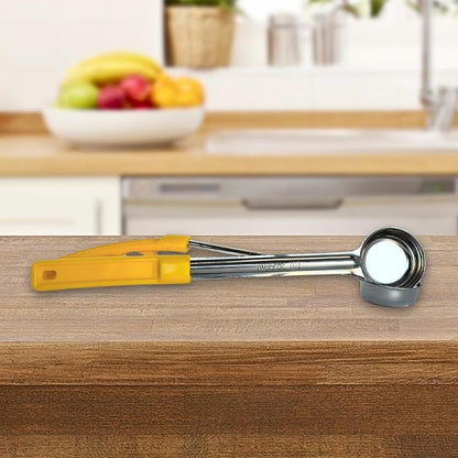 1 Ounce Solid Stainless Steel Portion Control Ladle Spoon for Measuring and Serving; Commercial Grade Serving Scoops [Pack of 2] - Image 5