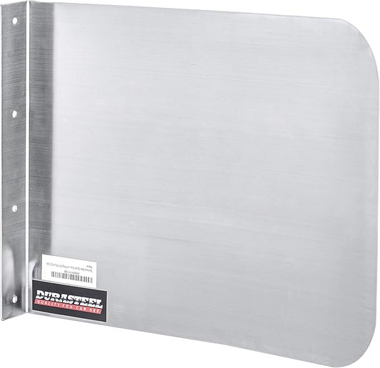 DuraSteel Stainless Steel Sink Splash Guard - 15" x 12" Wall Mount Commercial Kitchen Shield - Kitchen Safety & Hygiene Cooking Splatter Screen - Ideal for Hand Sinks, Prep Sink, Utility Sink