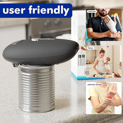 Automatic Electric Can Opener - Hands-Free Operation, Smooth Edge Cutting, Battery Powered for Effortless Opening - Image 4