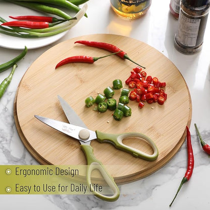 Mr. Pen- All Purpose Kitchen Shears with Protective Sheath, 2 pcs, 8 Inch, Dishwasher Safe, Stainless Steel Food Scissors with Micro-Serrated Blades, Soft Grip, Durable Utility Kitchen Shears - Image 6