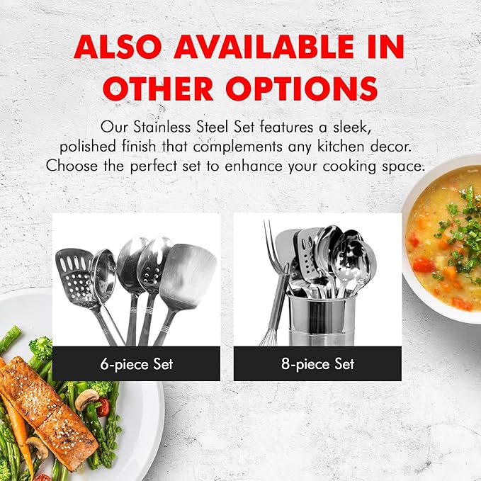 Chef Craft 10230 1-Piece Stainless Steel Solid Spoon,13-Inch - Image 7