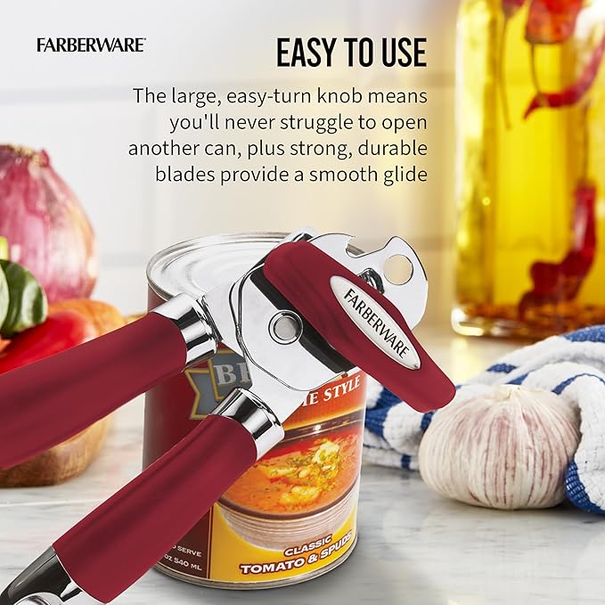 Farberware Pro 2 Can Opener, Red, One Size - Image 4