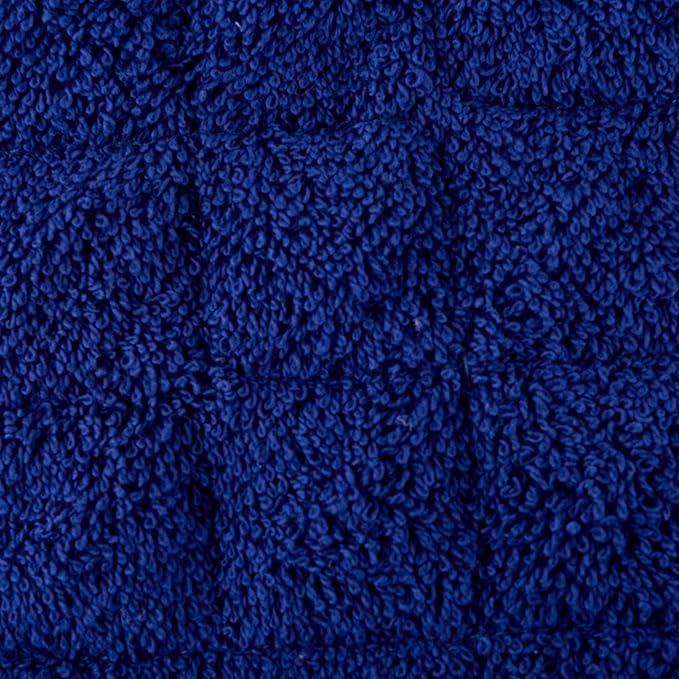 DII Basic Terry Collection Quilted 100% Cotton, Pan Handle, Nautical Blue, 3 Piece - Image 2